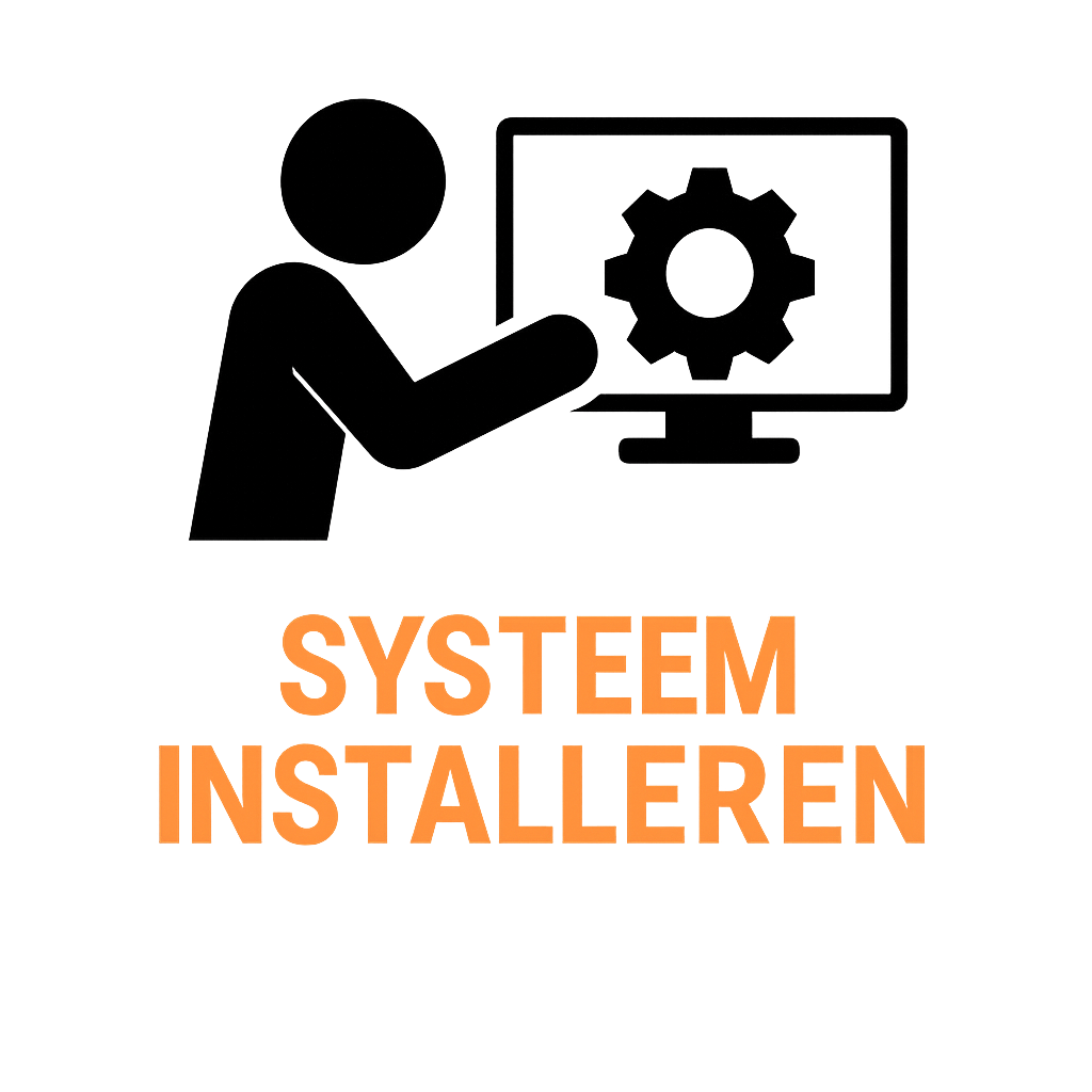Dienst - Systeem voorzien van reeds bestaande Image