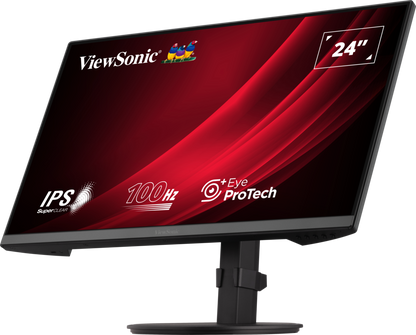 ViewSonic® 24” IPS Full HD Ergonomic Monitor met USB Hub